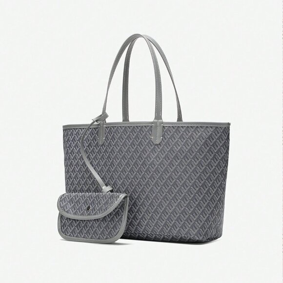 Grey Elegant Women's Casual Shoulder Bag - Picture 1 of 6